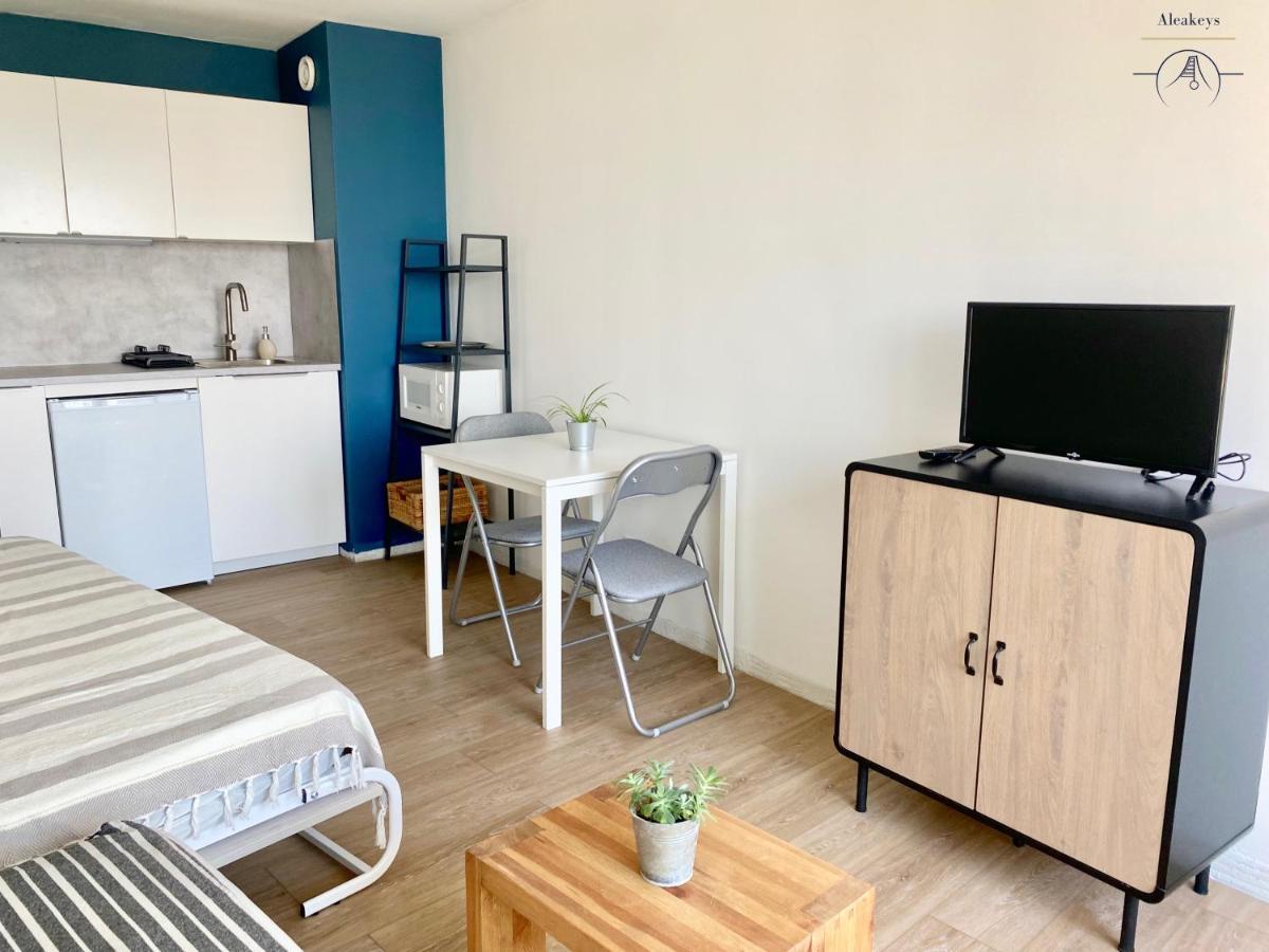 LE MERIDIEN - Studio avec vue mer, piscine et parking privé La Grande-Motte Esterno foto