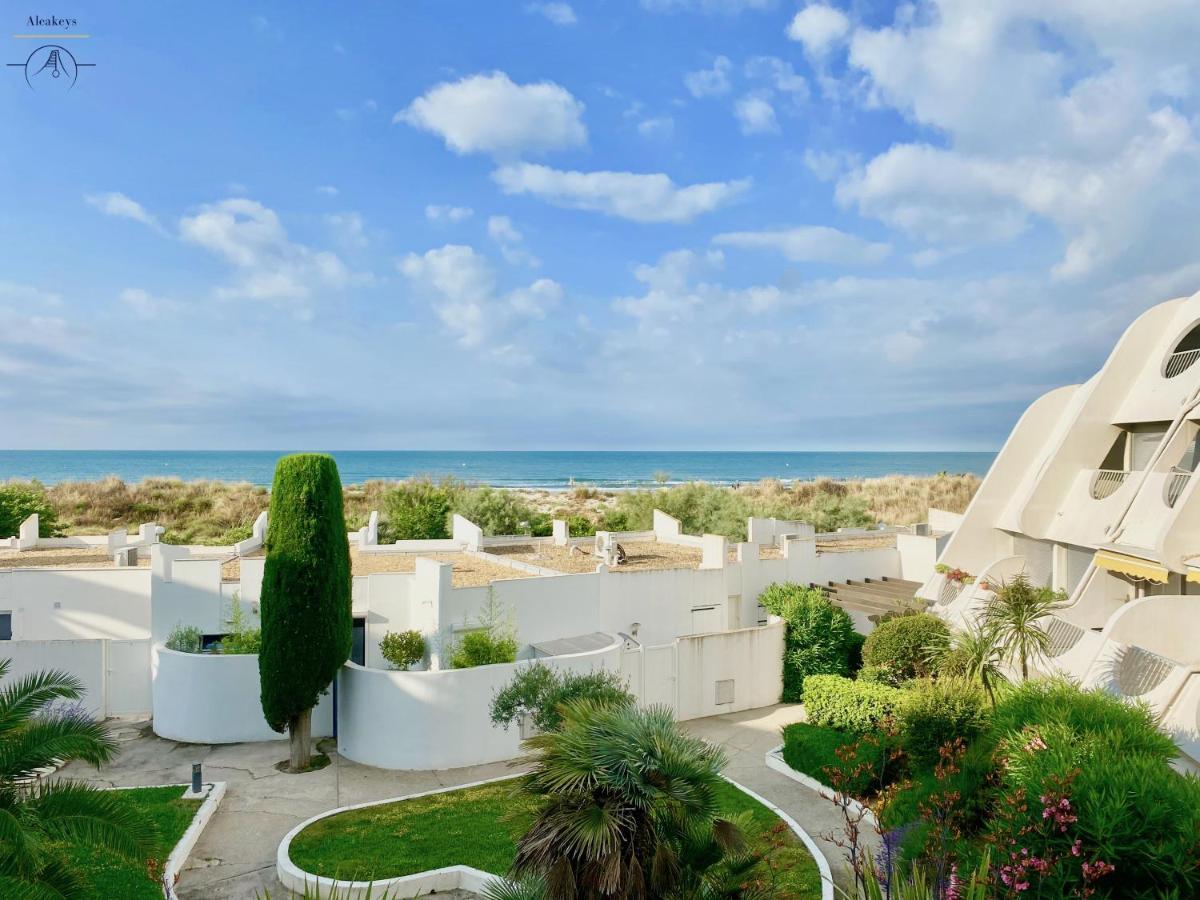 LE MERIDIEN - Studio avec vue mer, piscine et parking privé La Grande-Motte Esterno foto